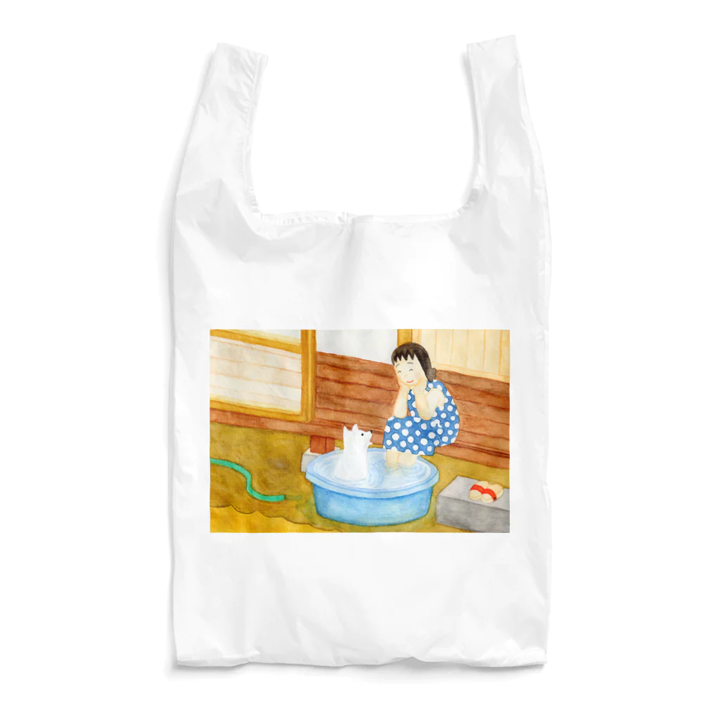 内田かずひろ＠ロダンのココロのシロと歩けば 初夏 Reusable Bag