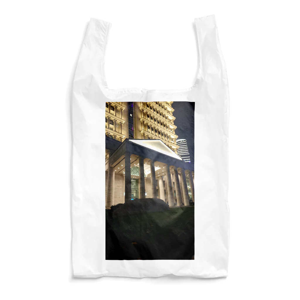 月華の上海のギリシア建築(夜景編) Reusable Bag