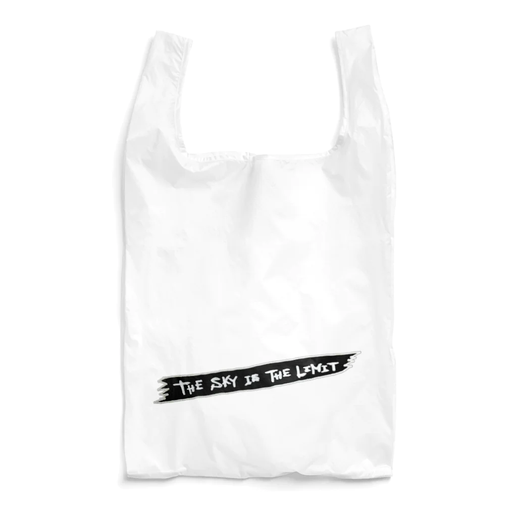 AIC(ｱｲｸ)のTHE SKY IS THE LIMIT.(白字) Reusable Bag