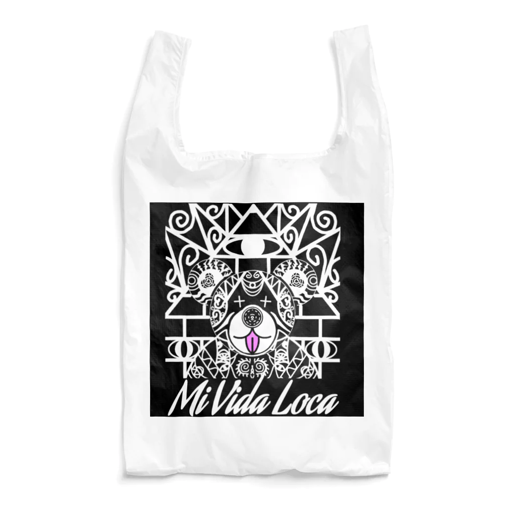 aikenkaのトライバル クマ Mi Vida Loca(ミ・ヴィダ・ロカ) Reusable Bag