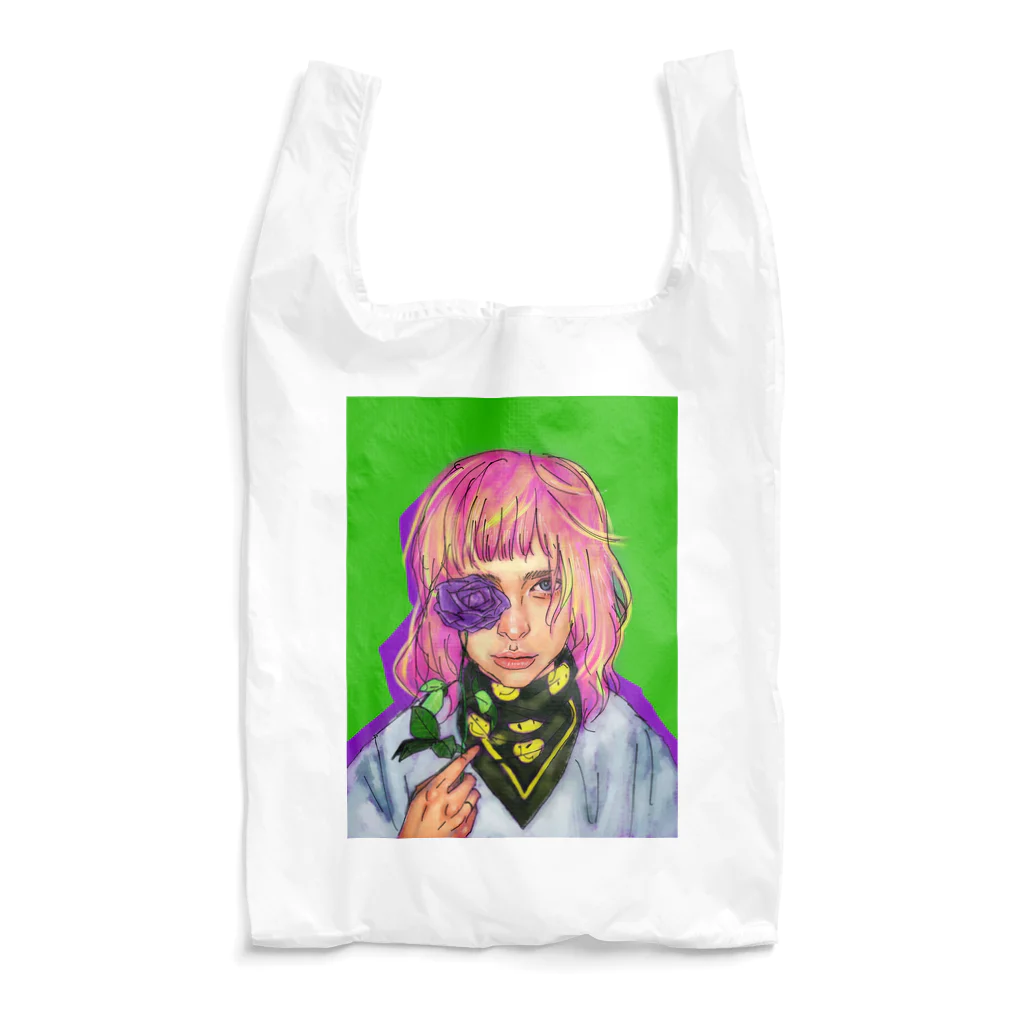 林檎企画の薔薇ガール Reusable Bag