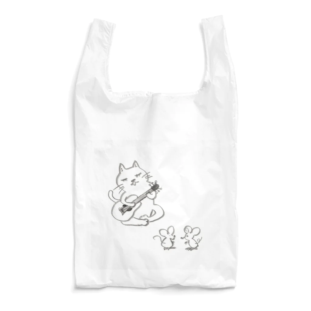 azusaAtoZのギター弾きのネコ Reusable Bag