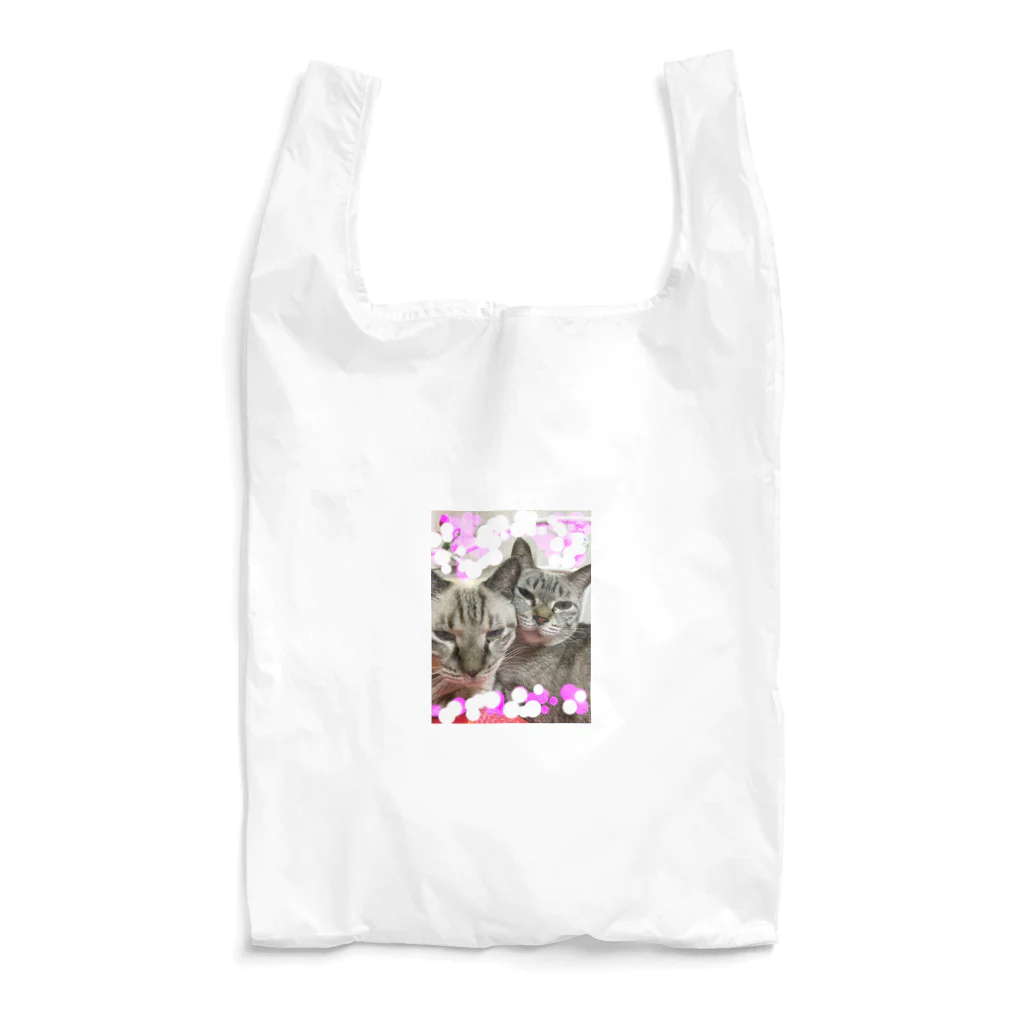 snowflakeのシャムミックスツーショ Reusable Bag