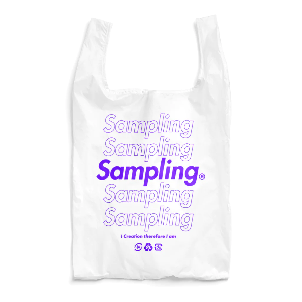 Sampling OriginalsのSamplingエコバック紫 Reusable Bag