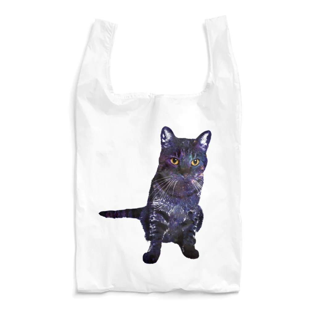 LALA CloveR.のGALAXY CAT エコバッグ Reusable Bag