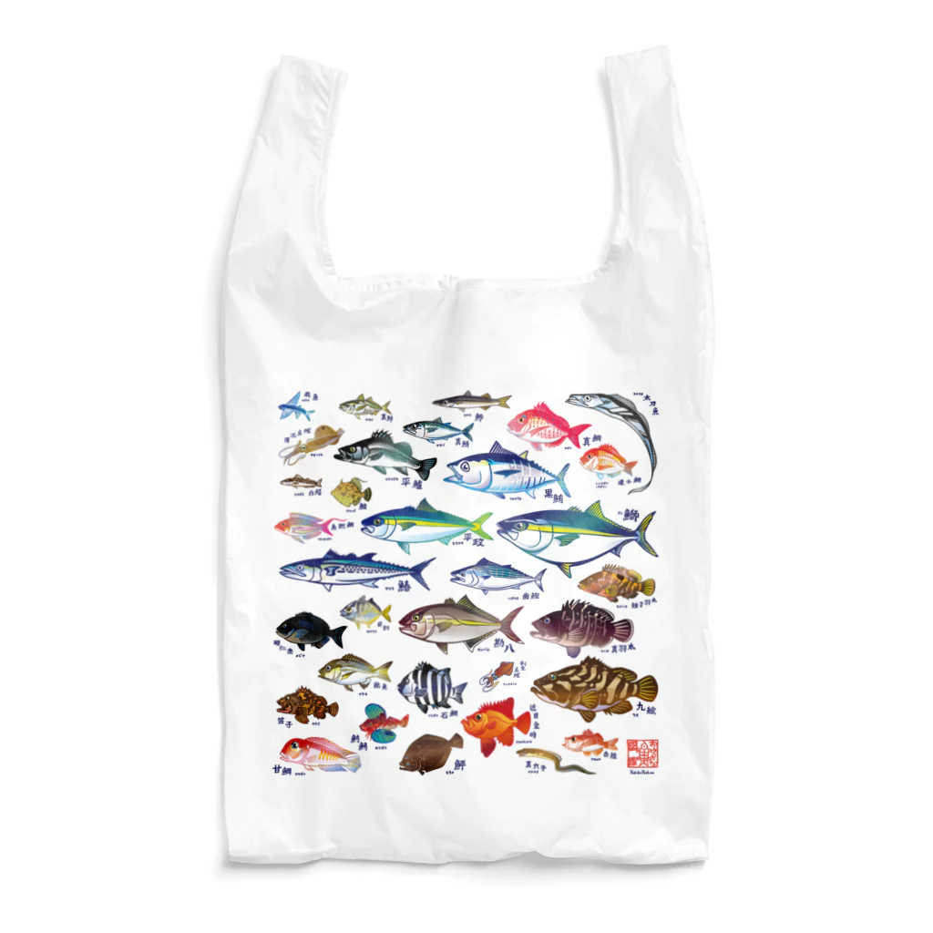 MUSEUM LAB SHOP MITの魚図鑑エコバッグ Reusable Bag