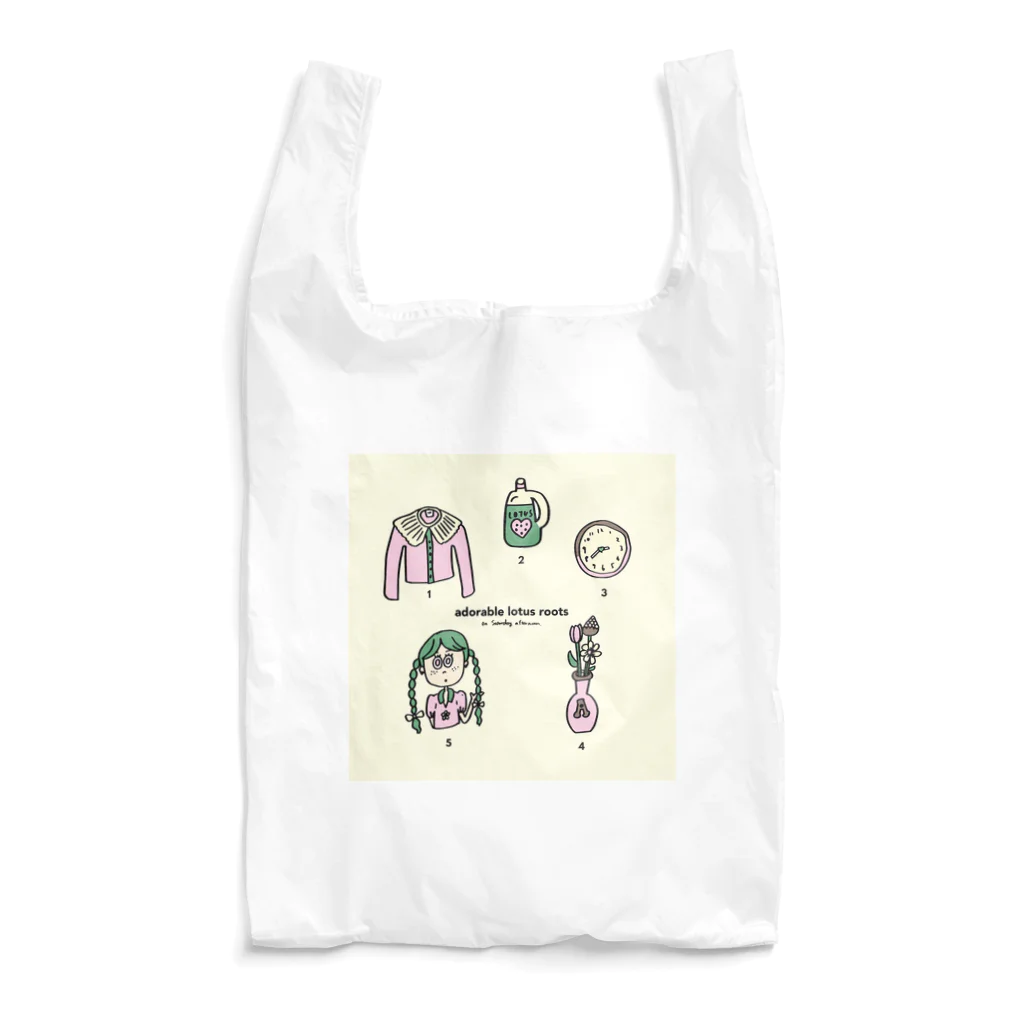 adorable rotus rootsのon Saturday afternoon(color ver.) Reusable Bag