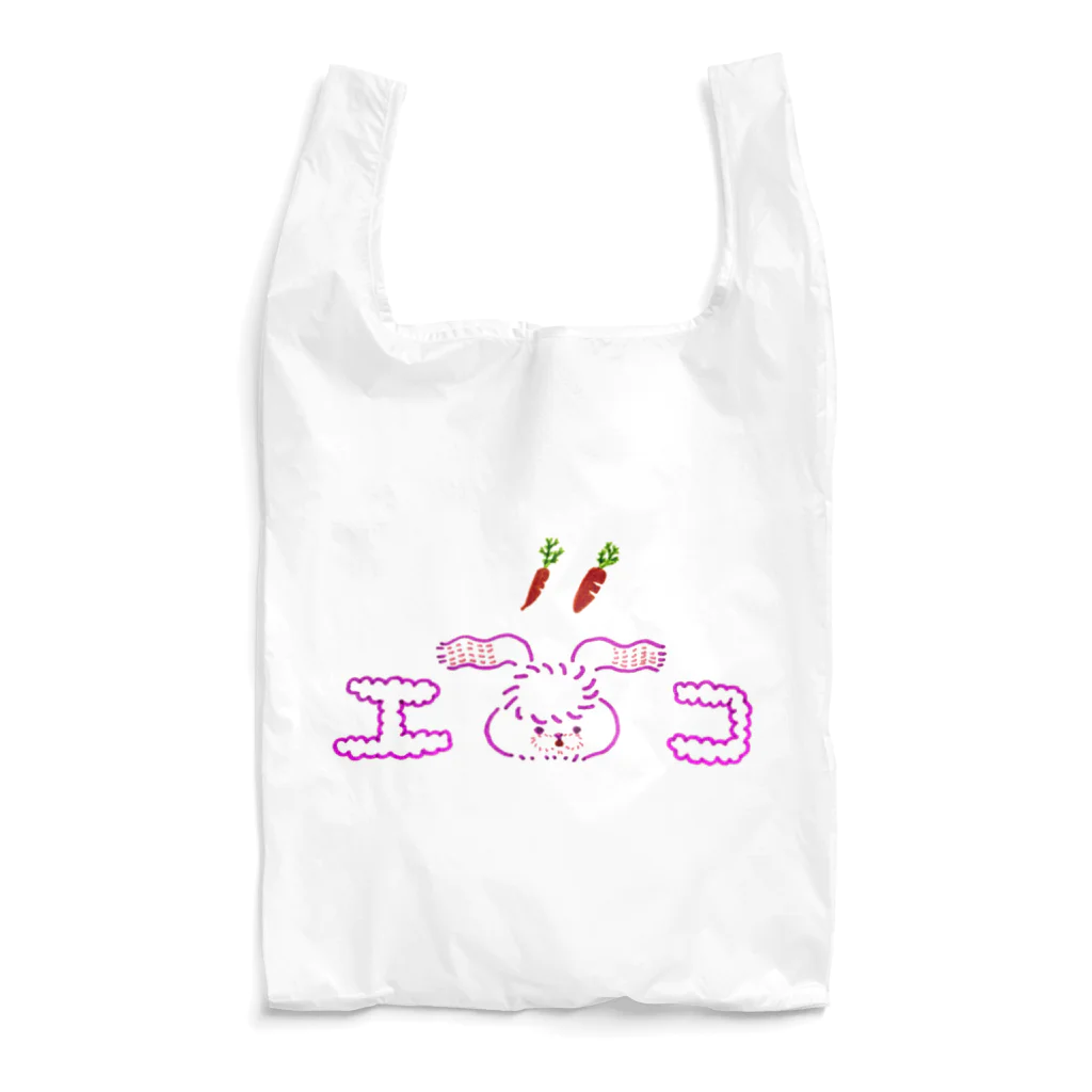 トモモリコのゆれみみうさぎ Reusable Bag