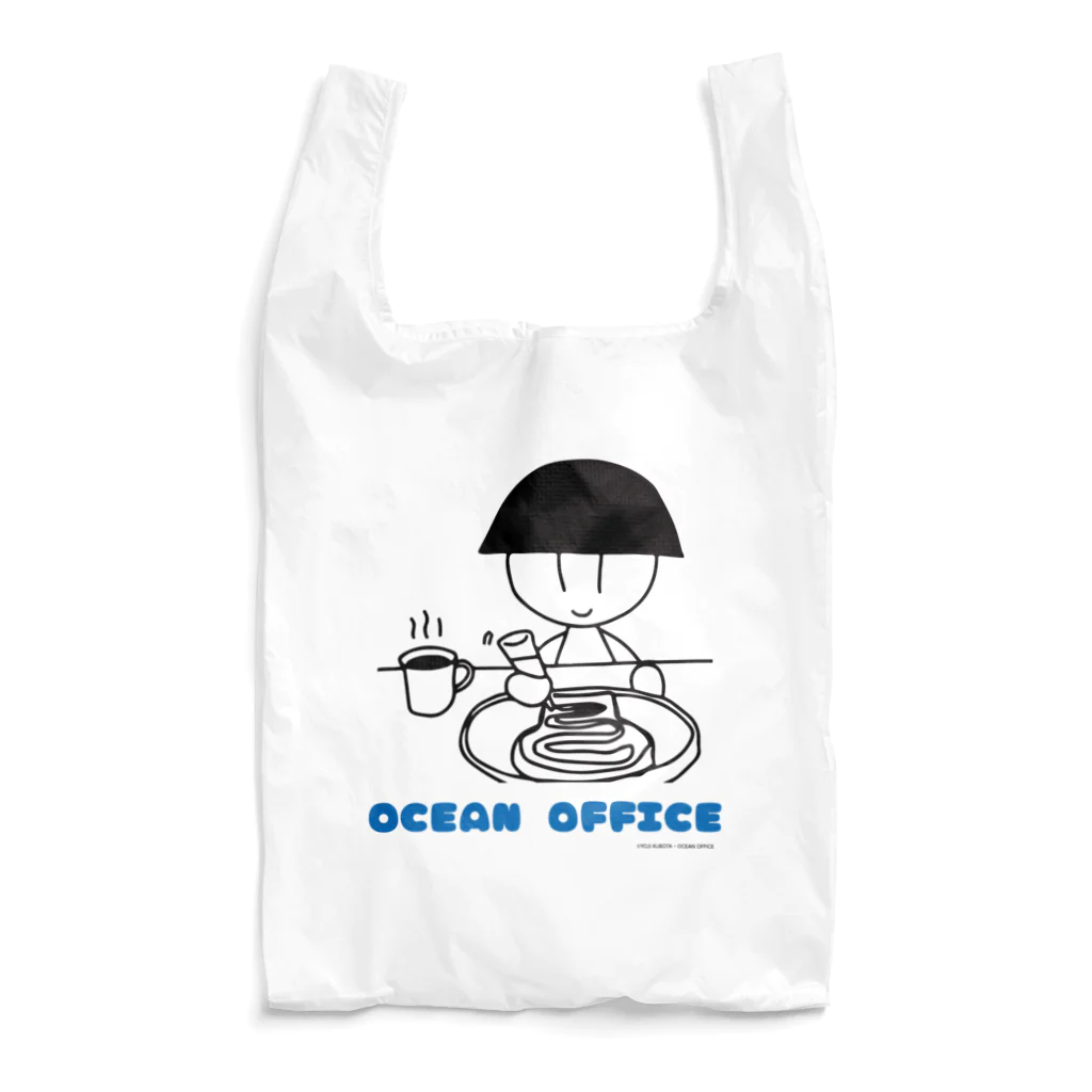 OCEAN OFFICEのクボちゃんパンを食べる エコバッグ