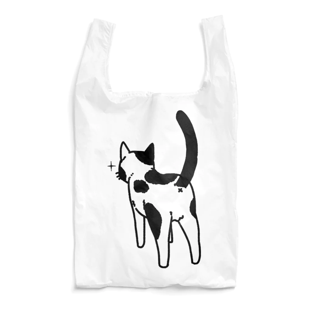 Riotoのねこけつ（ぶち猫） Reusable Bag