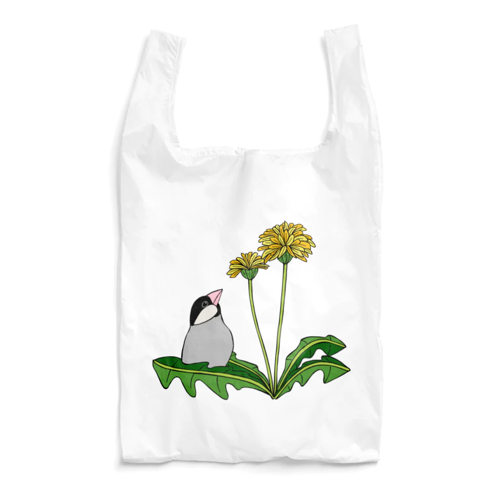 prunelleの文鳥とタンポポ Reusable Bag