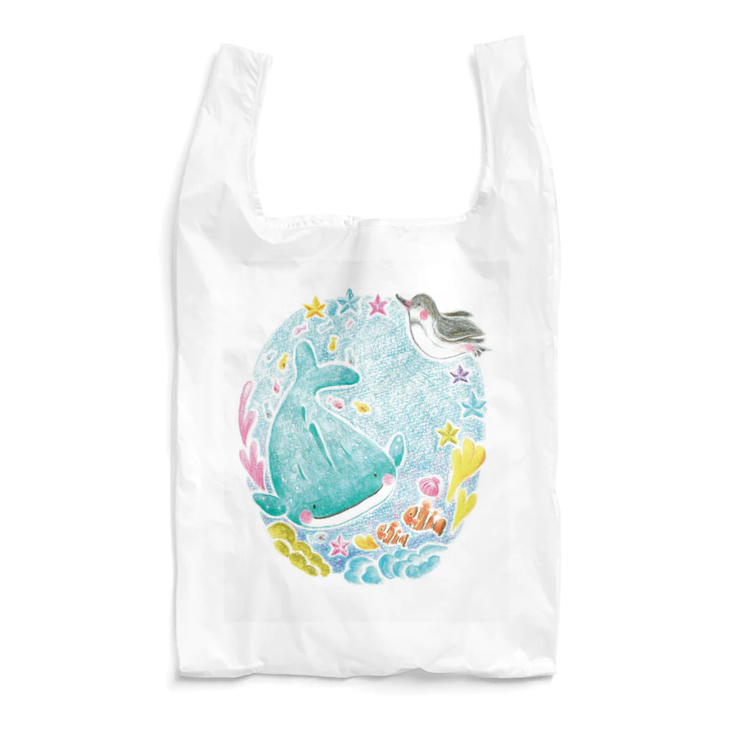 torisun shop (SUZURI)のきらきら海のなかまのエコバッグ Reusable Bag