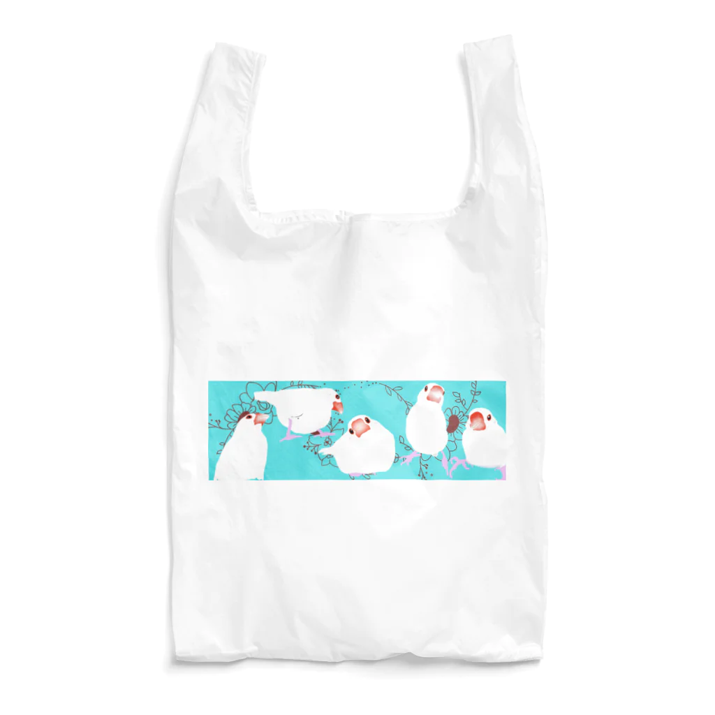 KINAKOLab@SUZURIの白文鳥並べ Reusable Bag