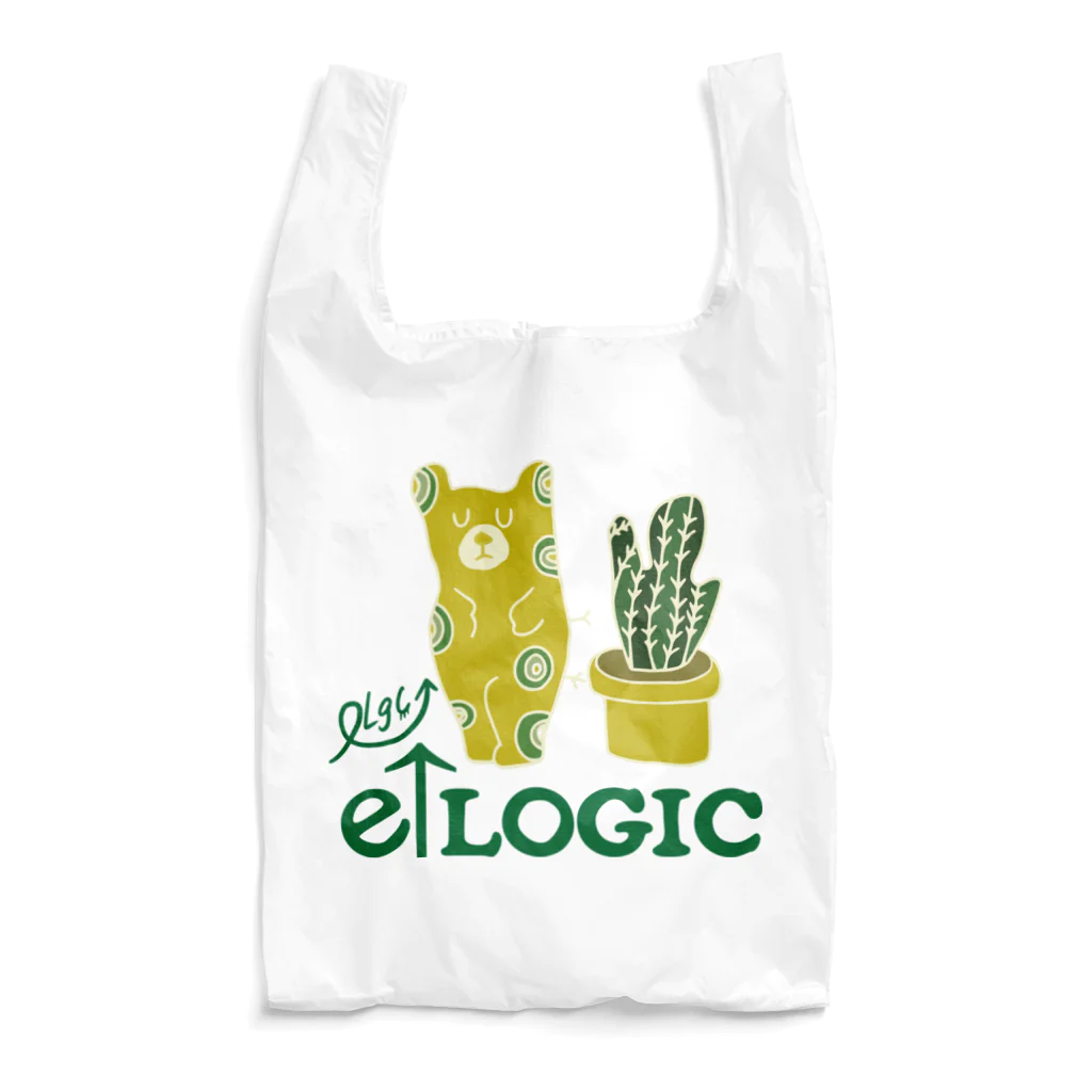 e↑LOGICの熊サボテン Reusable Bag