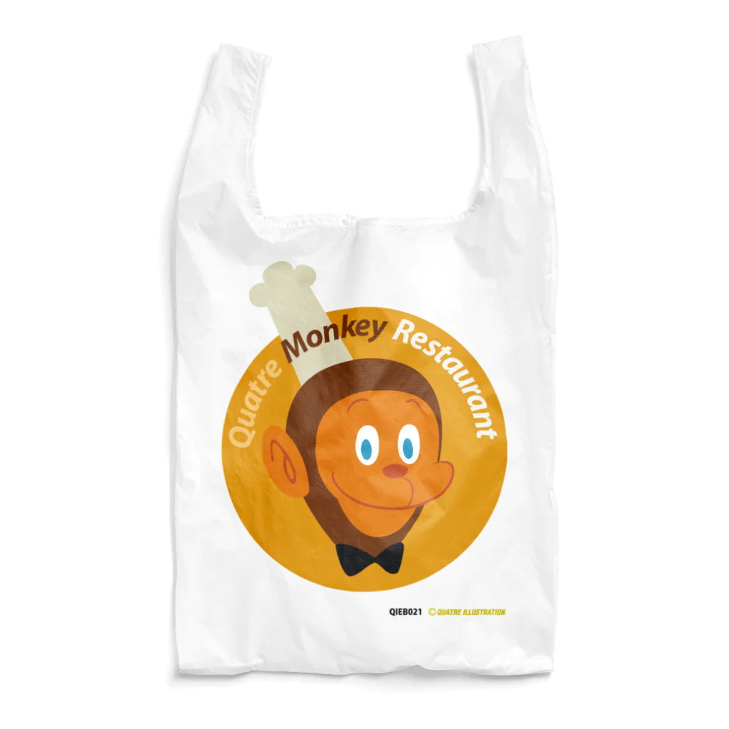 Quatre Illustrationのキャトル・モンキー・レストラン03 Reusable Bag