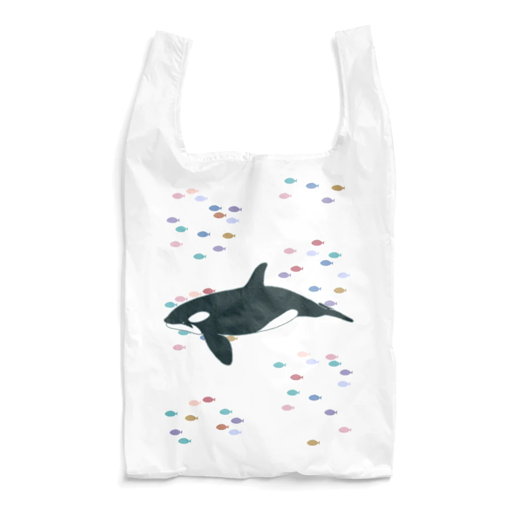 momomo_omiのしゃっちと魚 Reusable Bag