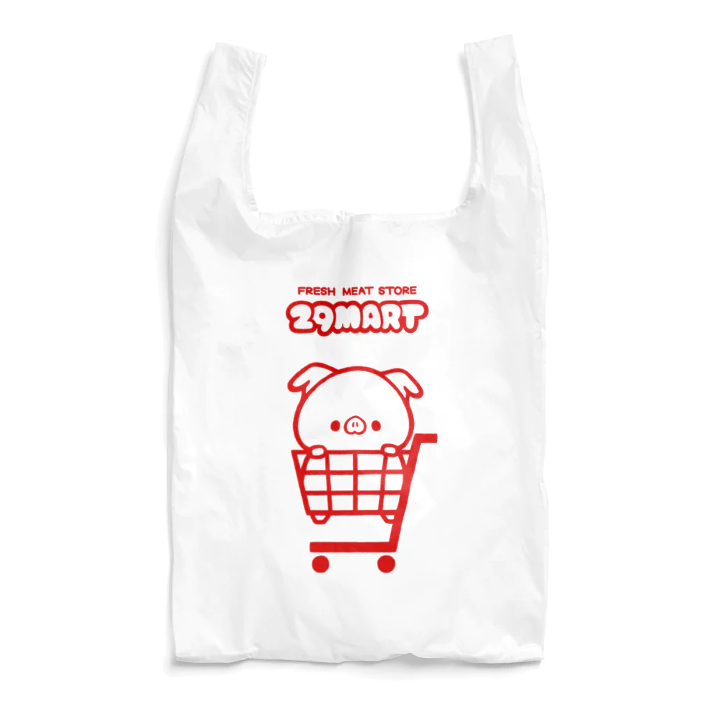 いそだにくの29MART_red Reusable Bag