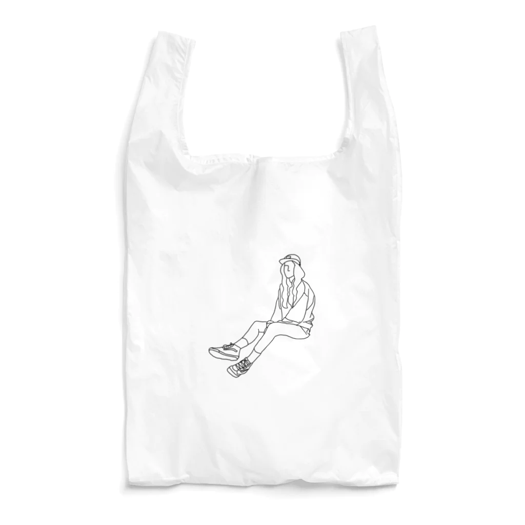 waveのcap girl  Reusable Bag