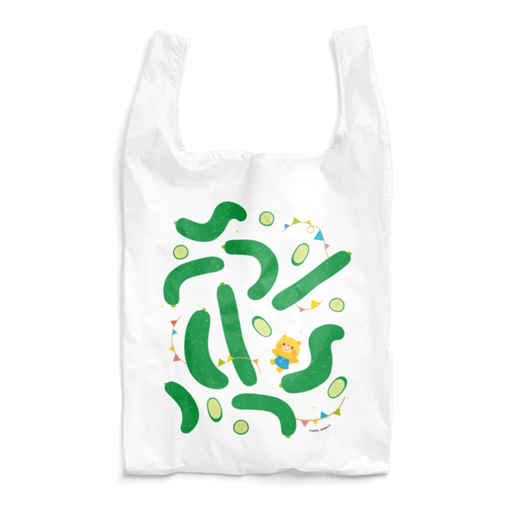 Illustrator イシグロフミカのきゅうり * エコバッグ Reusable Bag