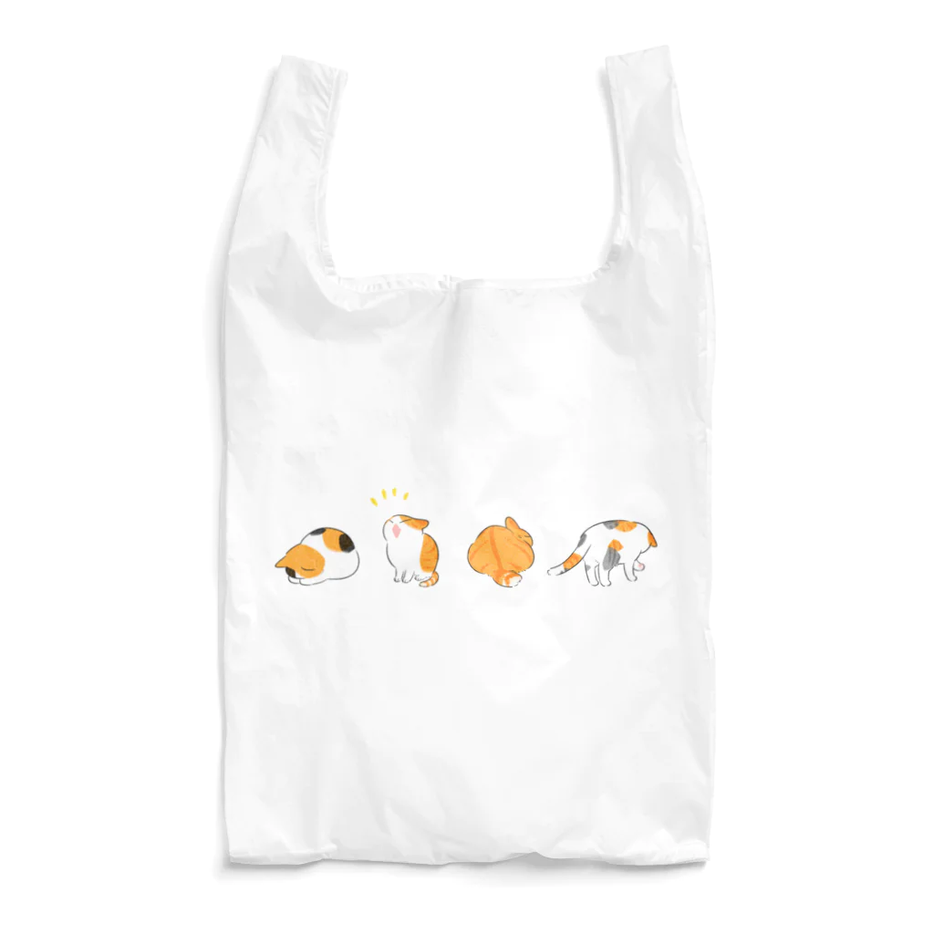 ふじひとの猫オレンジ Reusable Bag