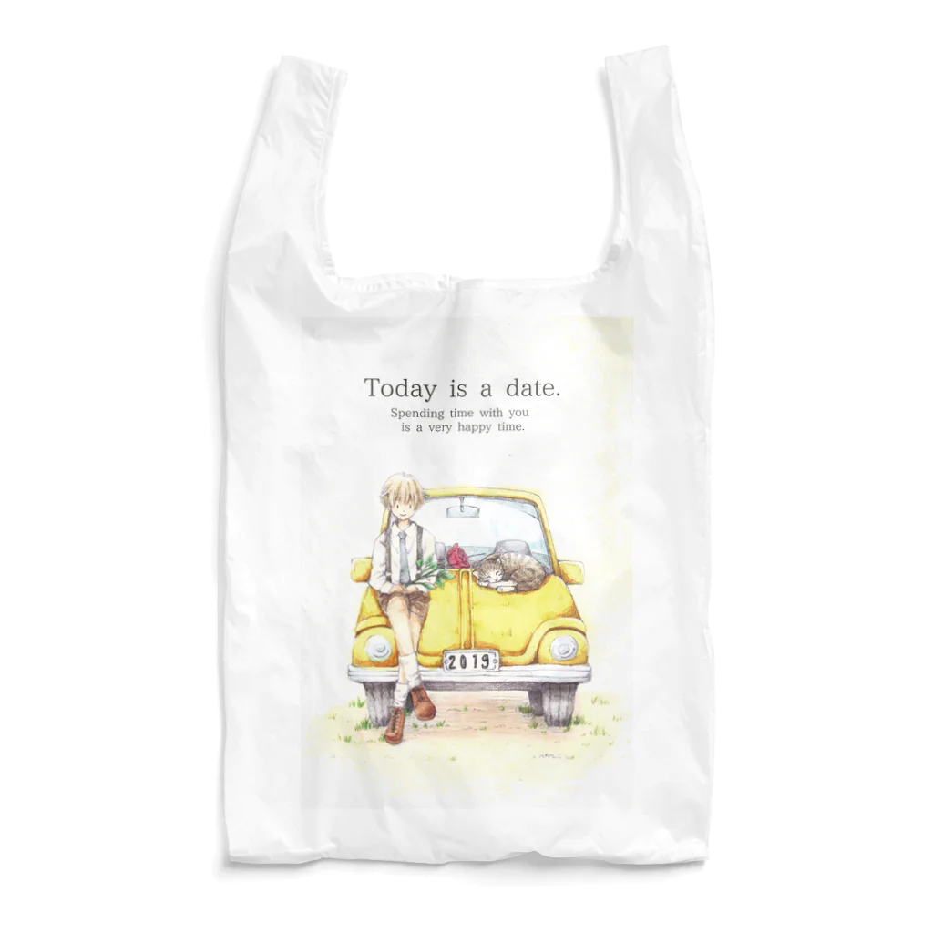 satomix_cafeのdate Reusable Bag