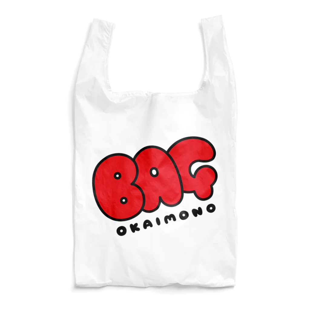 ILLUSTのおかいものBAG(Red) Reusable Bag