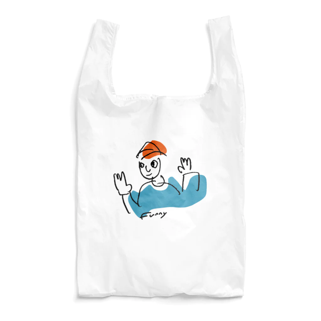 canoeの走り書きの人 - さわやか Reusable Bag