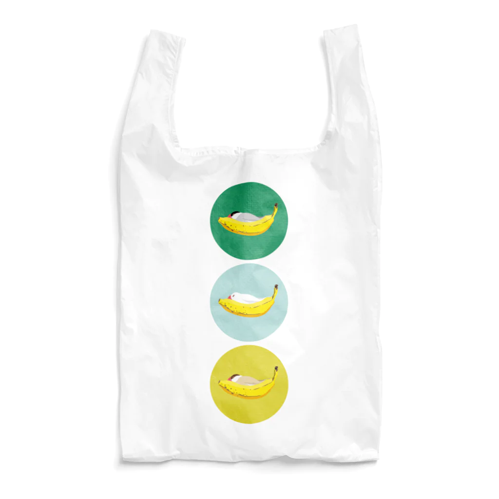 るこのBANANA BED 文鳥 Reusable Bag