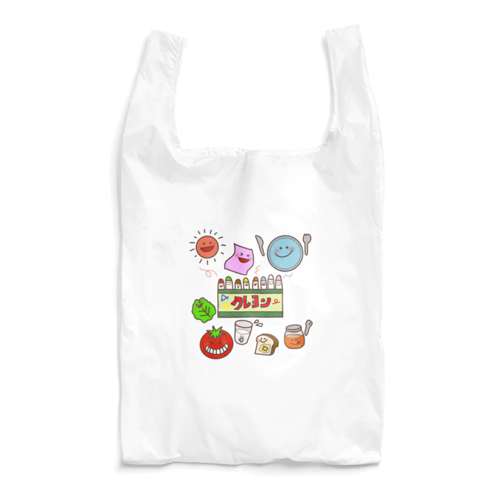 保育士Ｔシャツのおはようクレヨン🖍 Reusable Bag