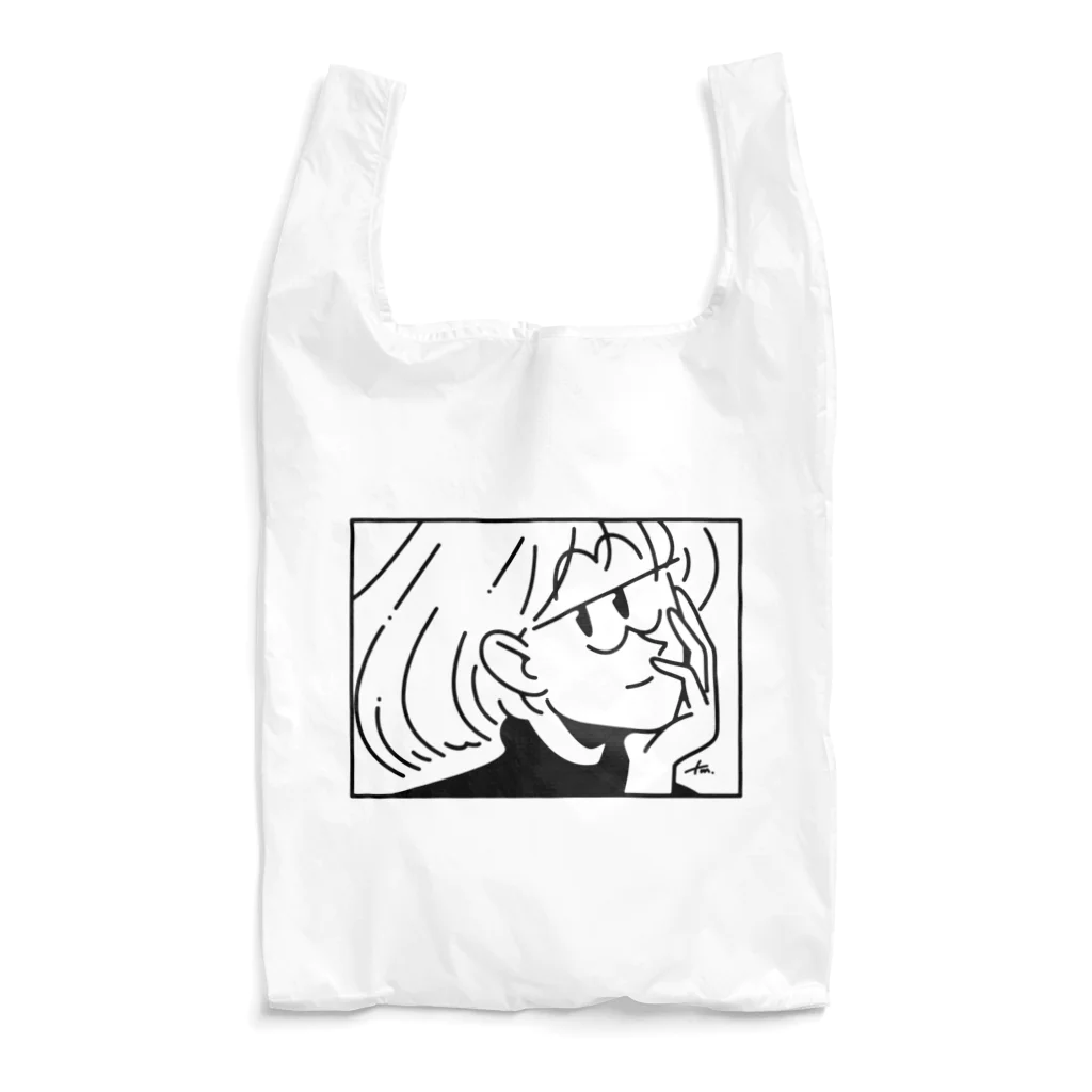 マチダタケルのSUZURIのお店のマチダタケル - Girl Reusable Bag