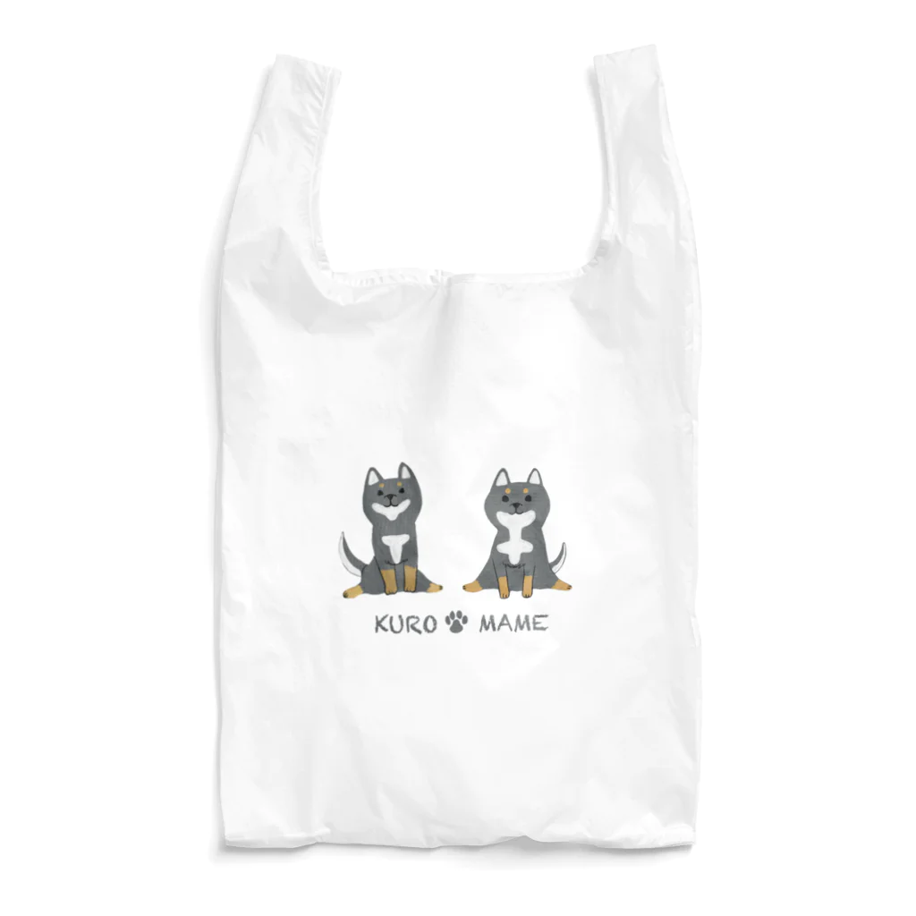 ともえのえ - 柴犬とか動物色々のうきうき黒柴クロマメちゃん Reusable Bag
