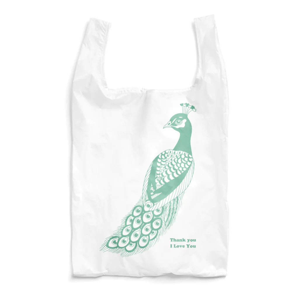 KANAT  LAMHITAの孔雀 Reusable Bag