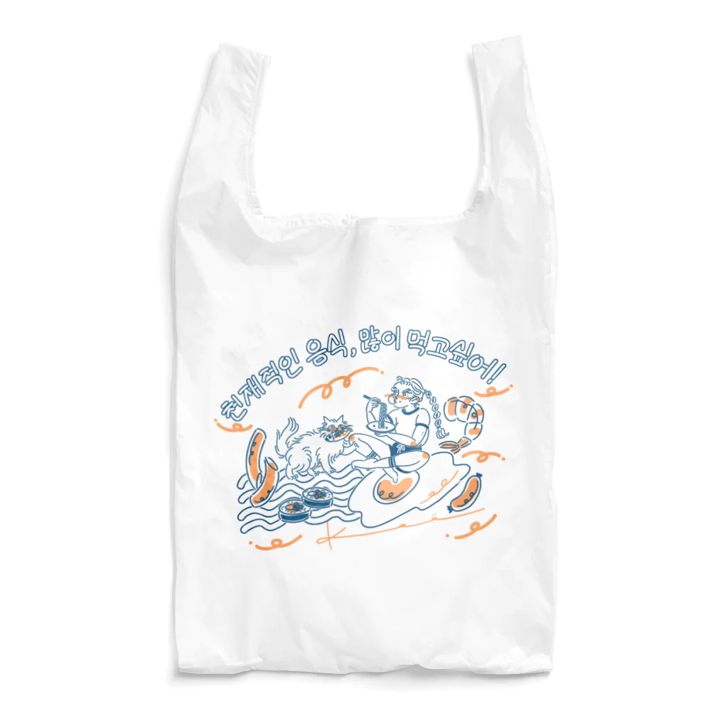 kameのたべたいガール Reusable Bag