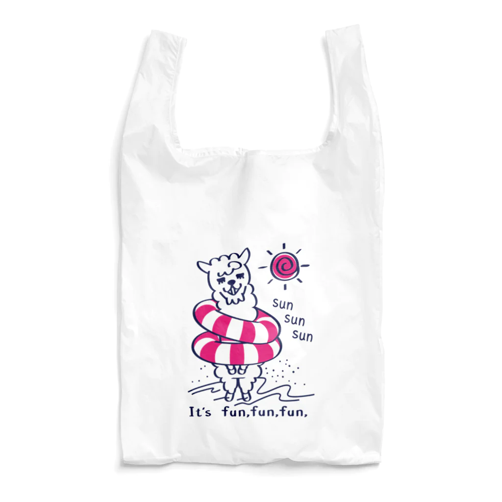 イラスト MONYAAT のCT67あるぱかイズムのsun sun sun Reusable Bag