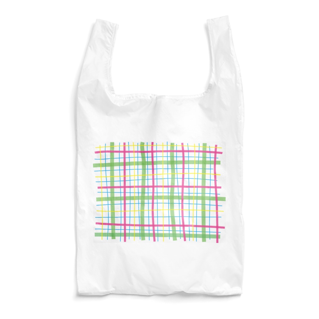 CHOTTOPOINTの手書きチェック Reusable Bag