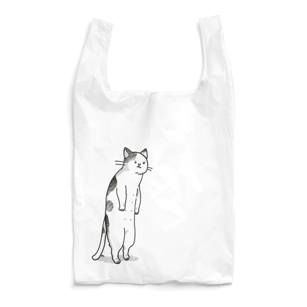 AmuAmu shopの少し小さくなるむごんのねこ Reusable Bag