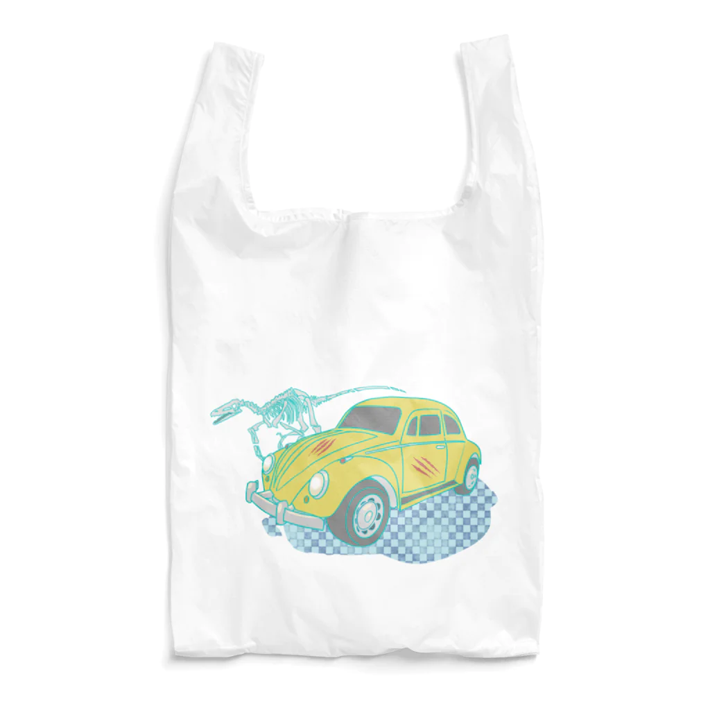 ばいたるBOXの車とラプトル Reusable Bag