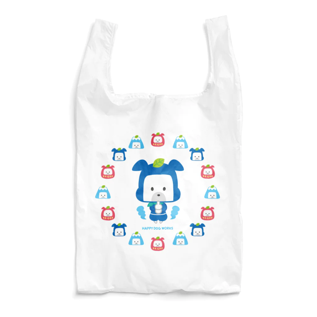 HAPPY DOG WORKS@SUZURIの忍者犬たろうくん_開運B Reusable Bag