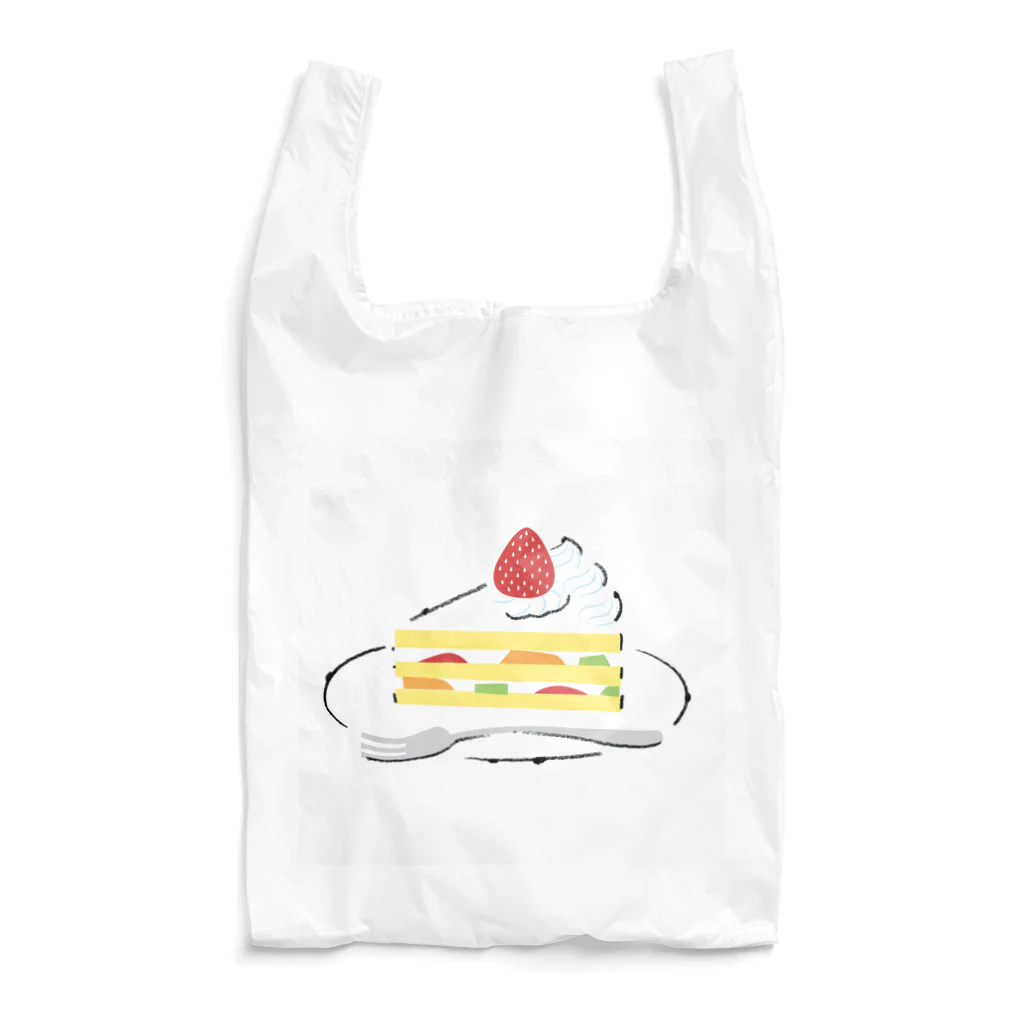 溝呂木一美のお店のいちごショートケーキ Reusable Bag