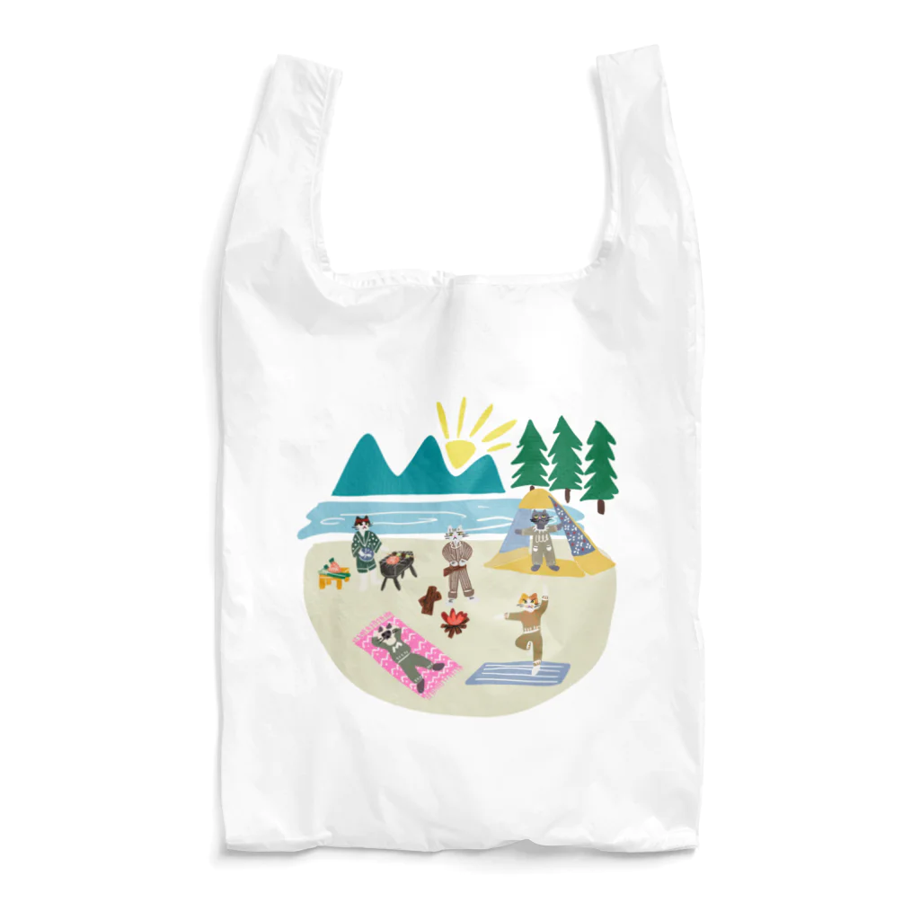 Bonsoir.のNEKOO5のキャンプ Reusable Bag