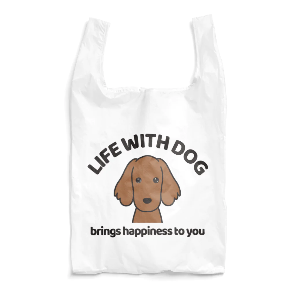 efrinmanの犬と共に（ダックス/レッド）  Reusable Bag