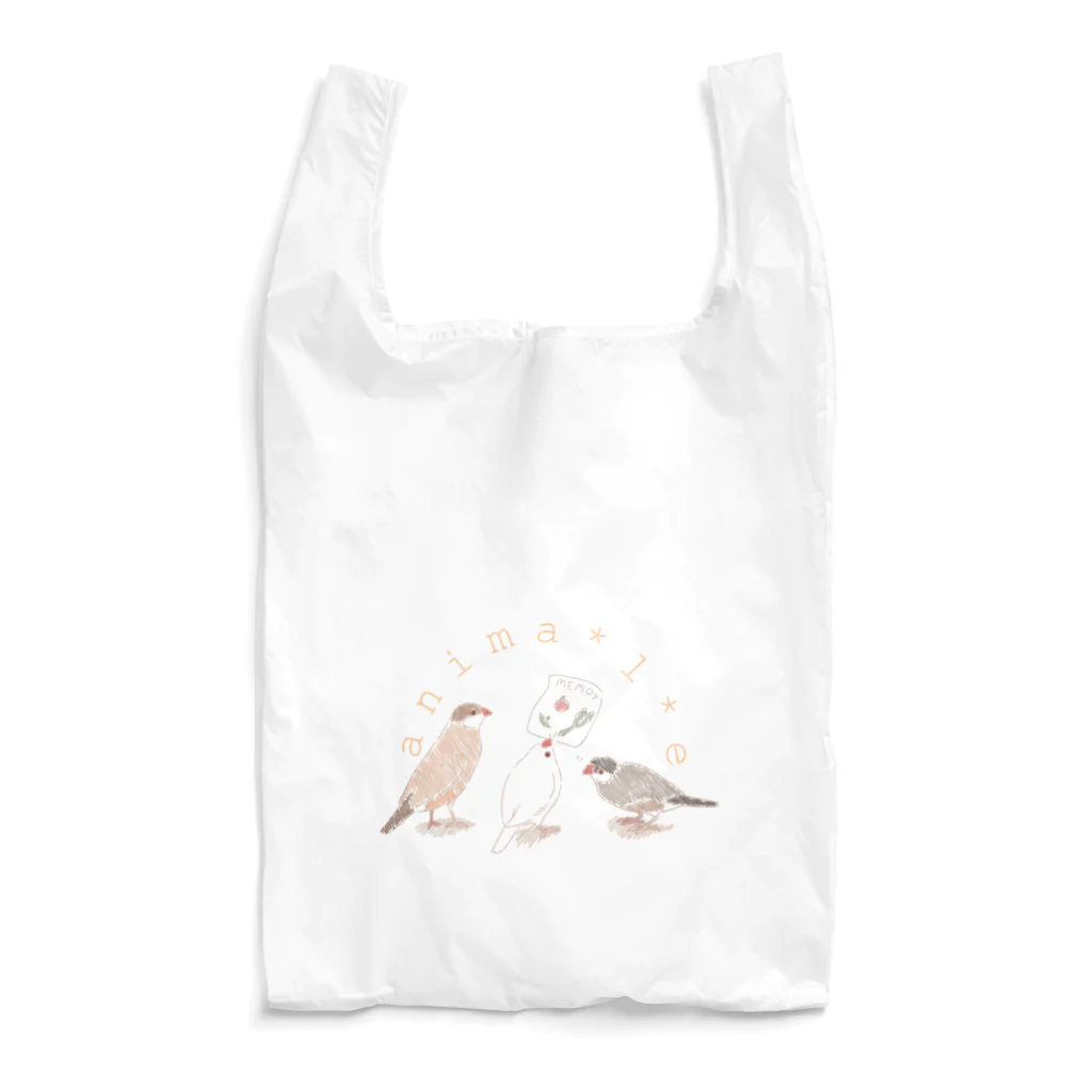 anima*l*eのおつかい文鳥 Reusable Bag