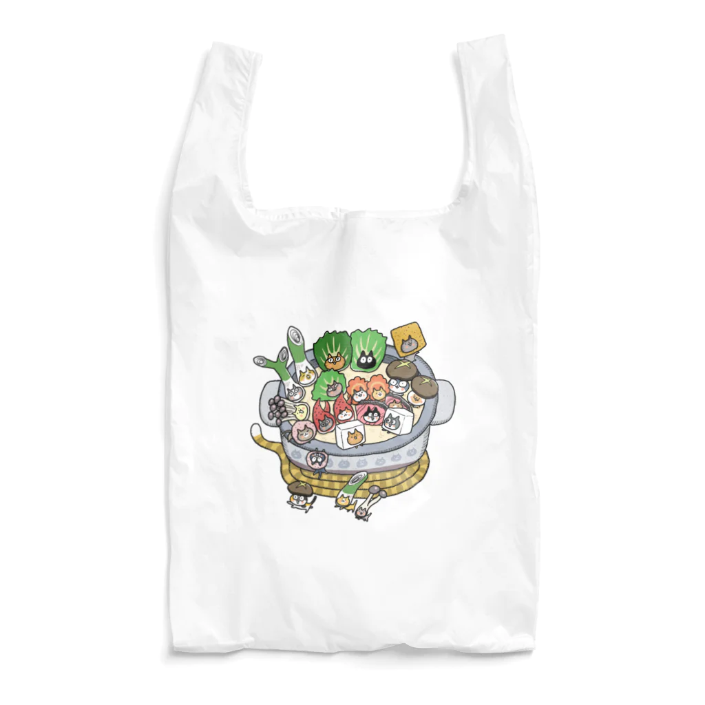 ただまさひろ店の猫鍋 Reusable Bag