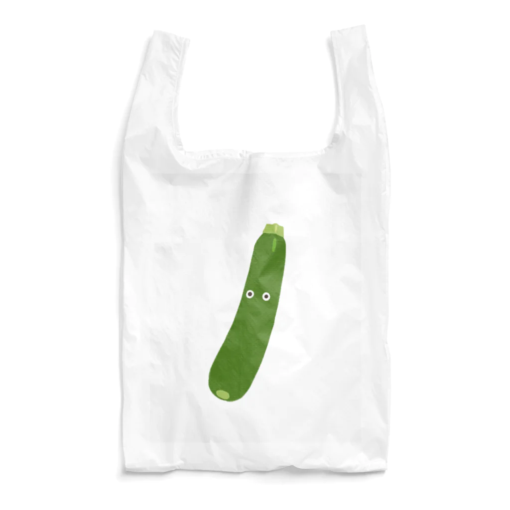 勾玉堂SUZURI店のズッキーニくんエコバッグ Reusable Bag