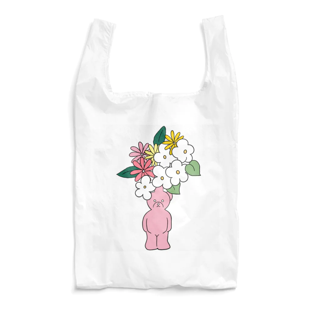 sakurashopのクマの花瓶 Reusable Bag