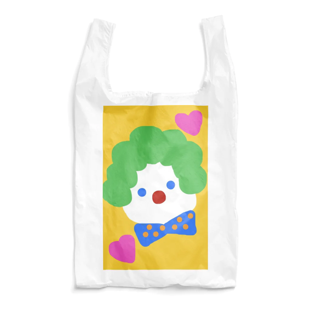 永遠にんにくガールworldのアフロぴえろくん🤡 Reusable Bag