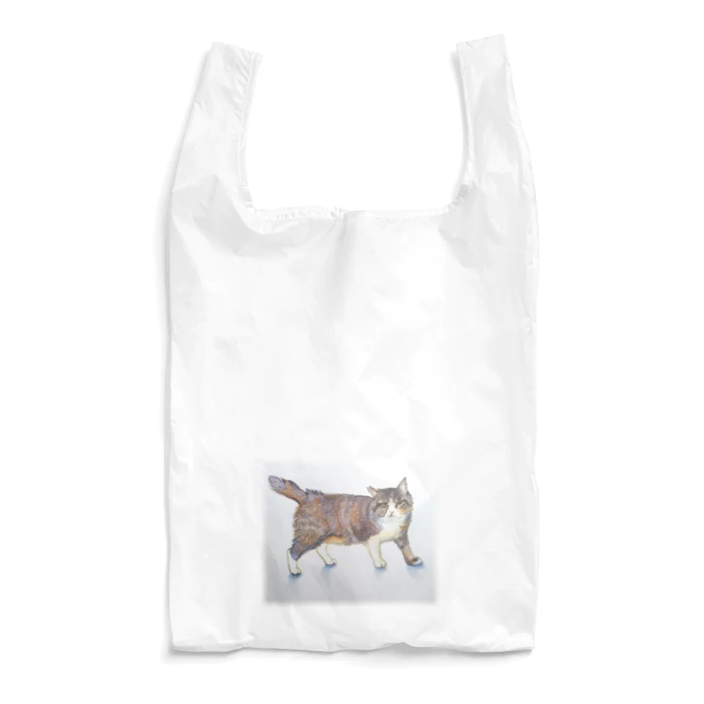 コンドリア水戸のボス猫鉛筆画小物 Reusable Bag