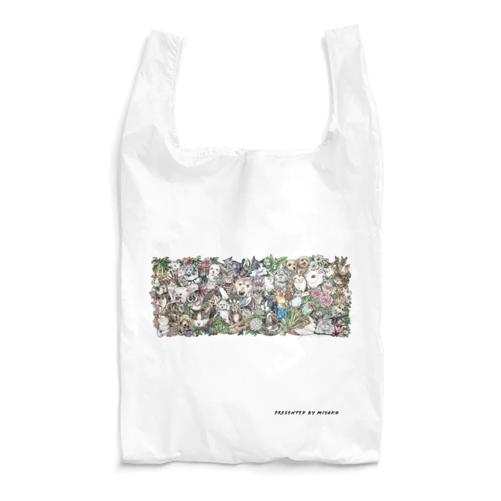 miyako's shop in SUZURIの「集合絵」 Reusable Bag