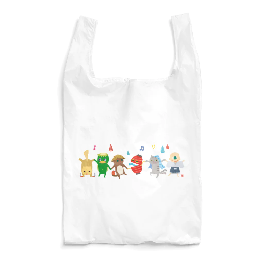 おばけ商店のおばけエコバッグ＜妖怪ラインダンス＞ Reusable Bag