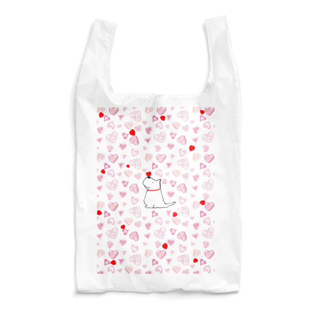 うふふなしっぽの愛よりいちごが好き Reusable Bag